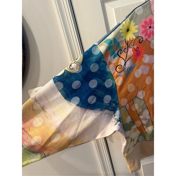 Disney Parks Bambi Thump Flower Boxy Sweatshirt sz 1X NWT - Picture 4 of 10